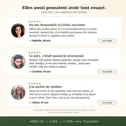 Enfin du maintien, sans se sentir enfermée — Amélya